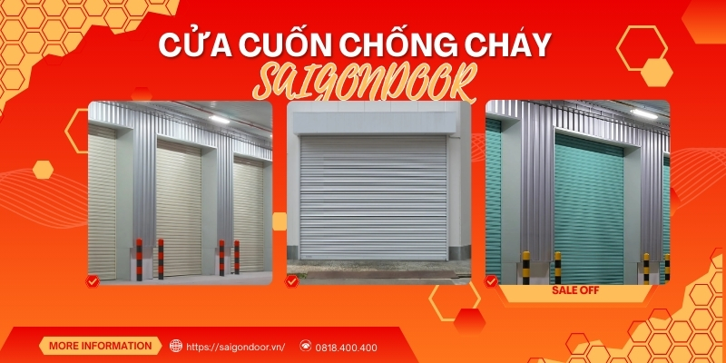 Những nguyên lý hoạt động của mẫu cửa cuốn chống cháy 