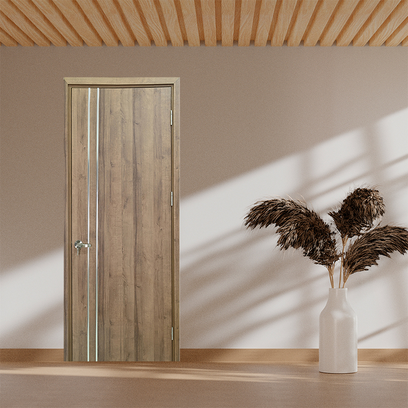 Cửa Gỗ MDF Laminate LP1R2-WALNUT
