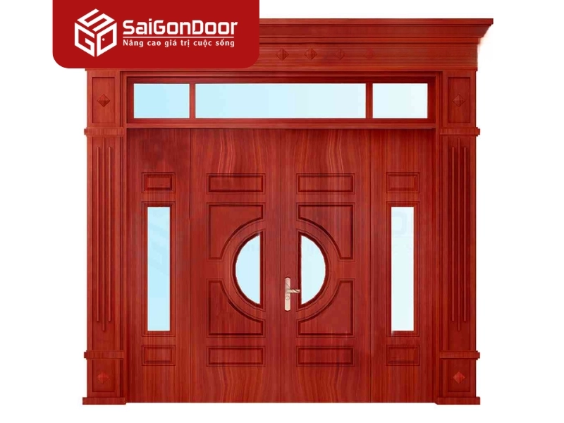 Phân loại cửa thép vân gỗ cho căn hộ theo số cánh
