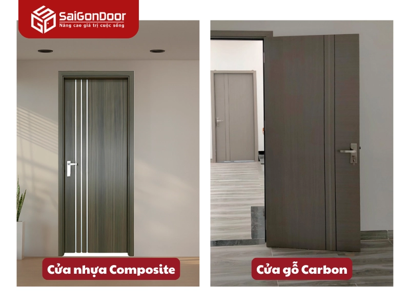 Nên lựa chọn cửa nhựa Composite hay cửa gỗ Carbon?