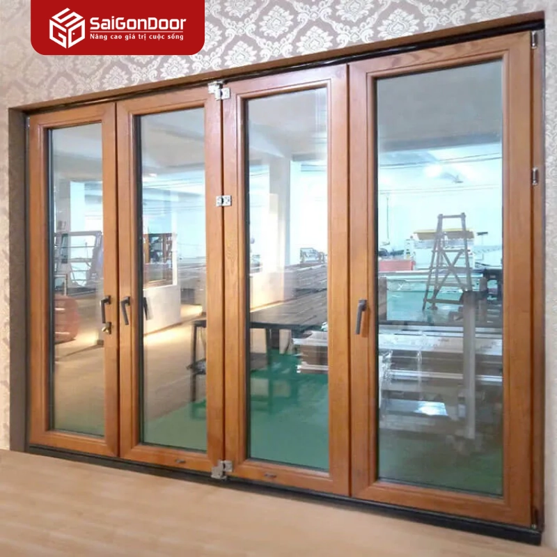 Những ưu điểm vượt trội khiến bạn tin dùng cửa nhôm vân gỗ