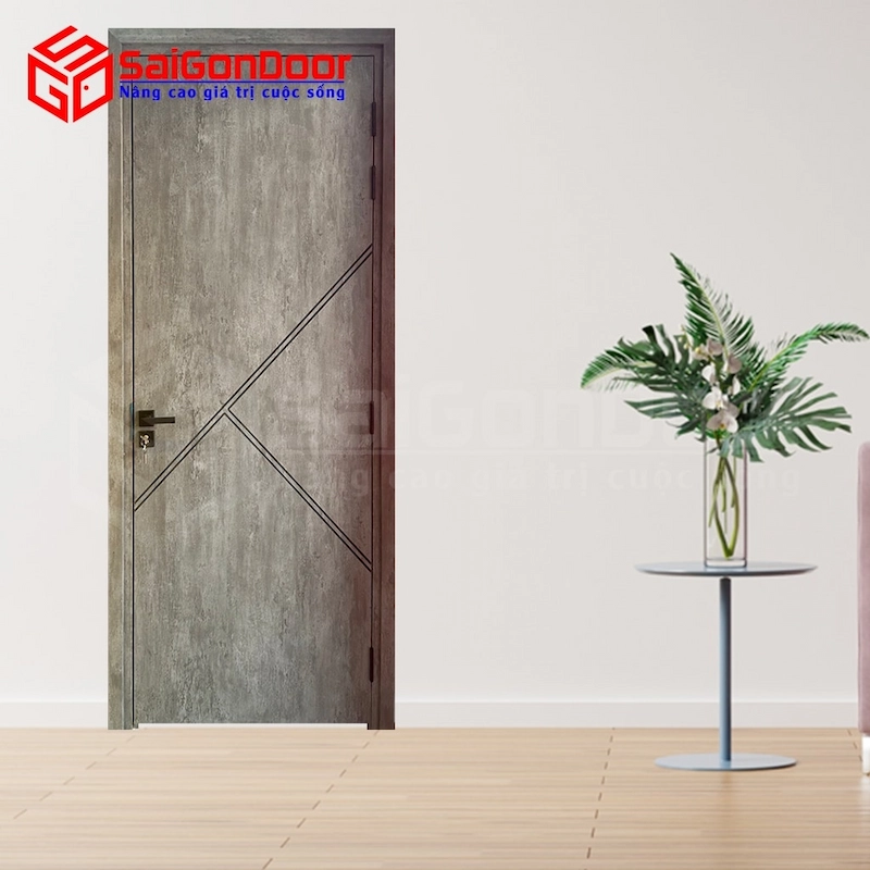 Kinh nghiệm chọn và phối mẫu cửa nhựa composite màu xám