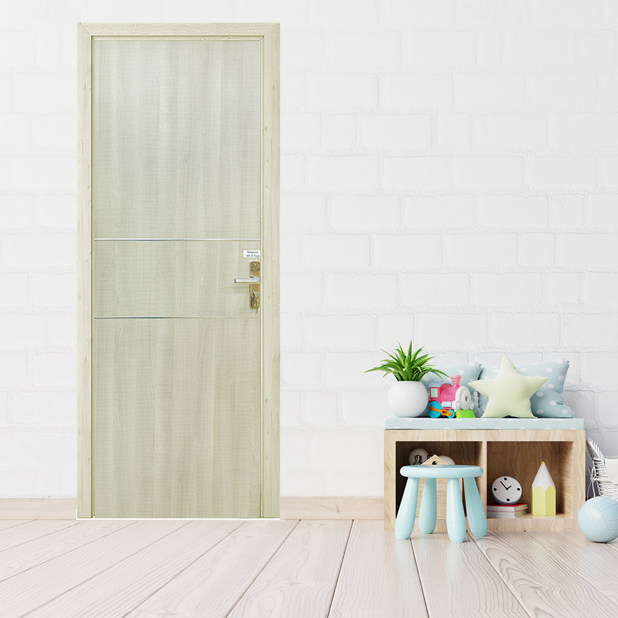CỬA GỖ PHÒNG NGỦ PN MDF Melamine P1R2n