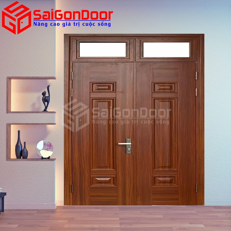 Hướng dẫn chọn mua cửa thép vân gỗ huỳnh nổi chất lượng