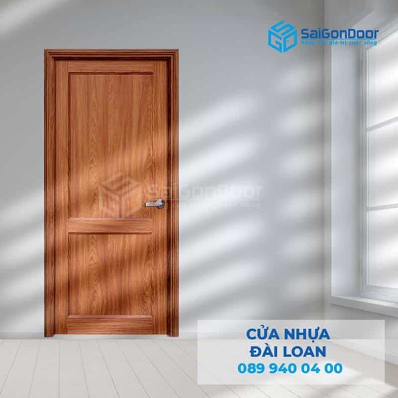 Cửa nhựa đài loan giống màu gỗ thật