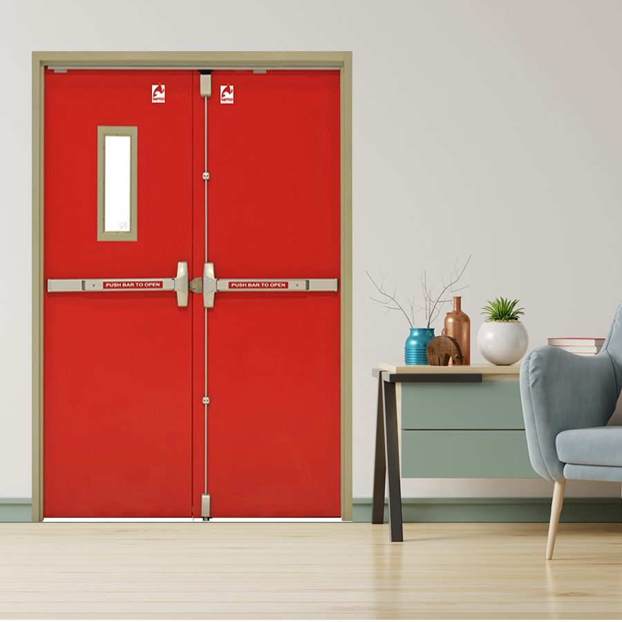 Cửa thép đôi chống cháy