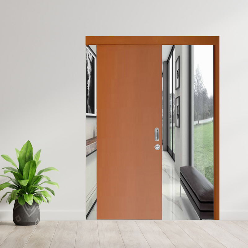 Cửa gỗ công nghiệp Cửa lùa trượt MDF P1 2K