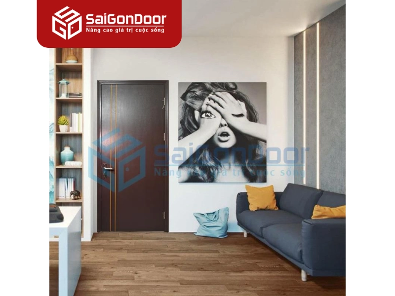 Cửa gỗ công nghiệp MDF Melamine