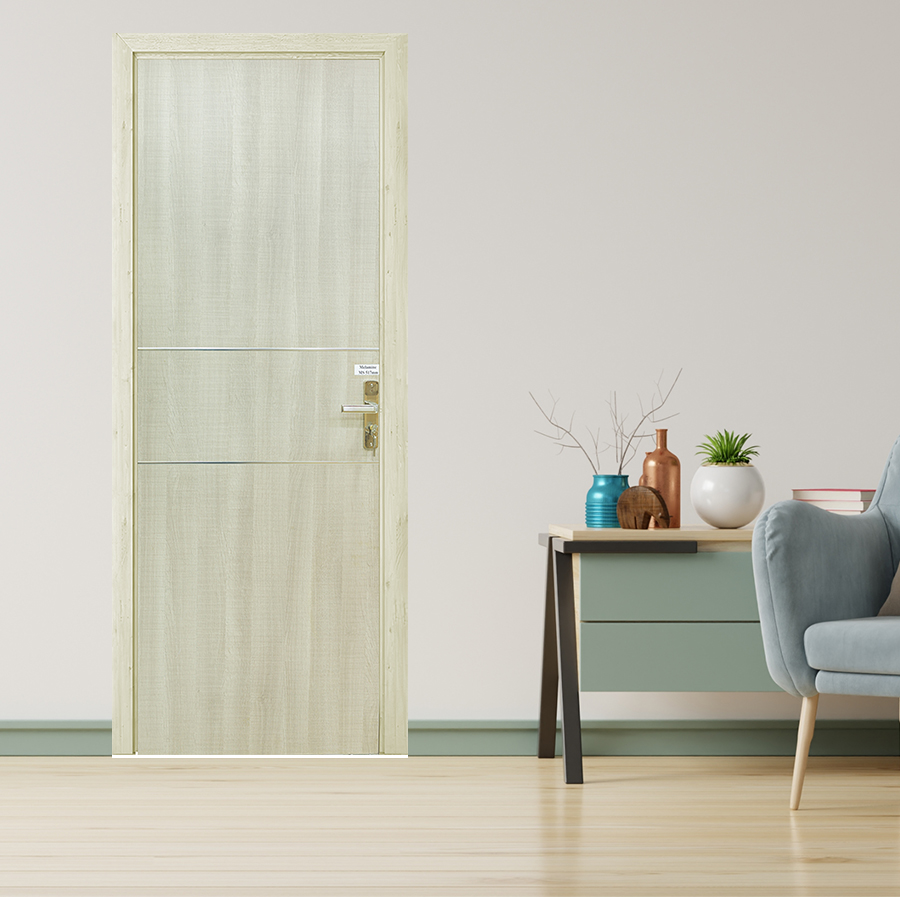 CỬA GỖ PHÒNG NGỦ PN MDF Melamine P1R2n