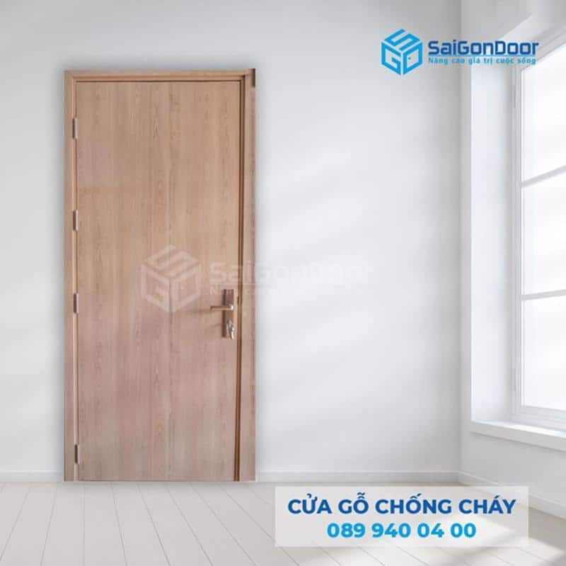 Cửa gỗ chống cháy 120 phút chịu nhiệt cao