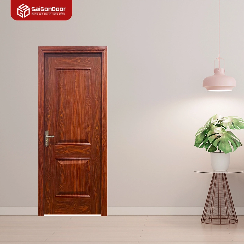 Cửa thép vân gỗ chống cháy EI60–EI120