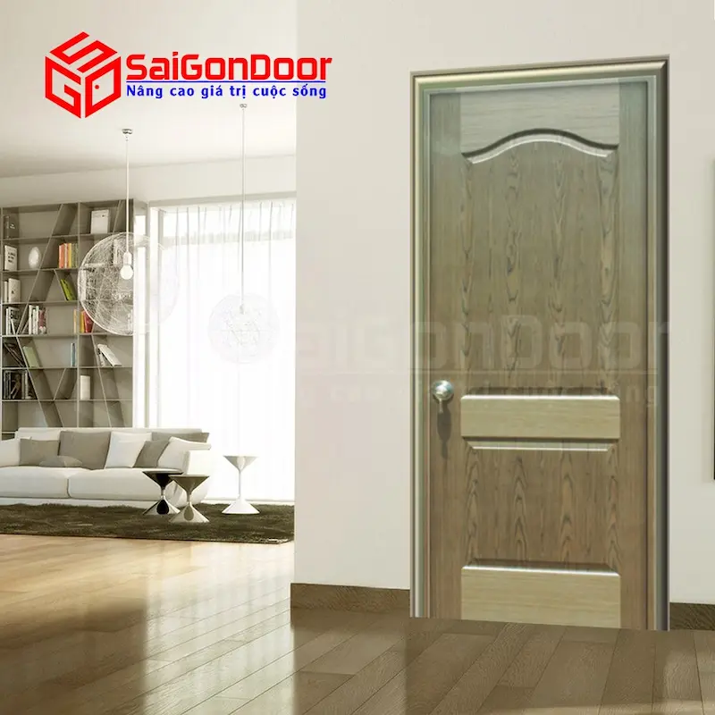 Cửa gỗ HDF Veneer 3A – Walnut