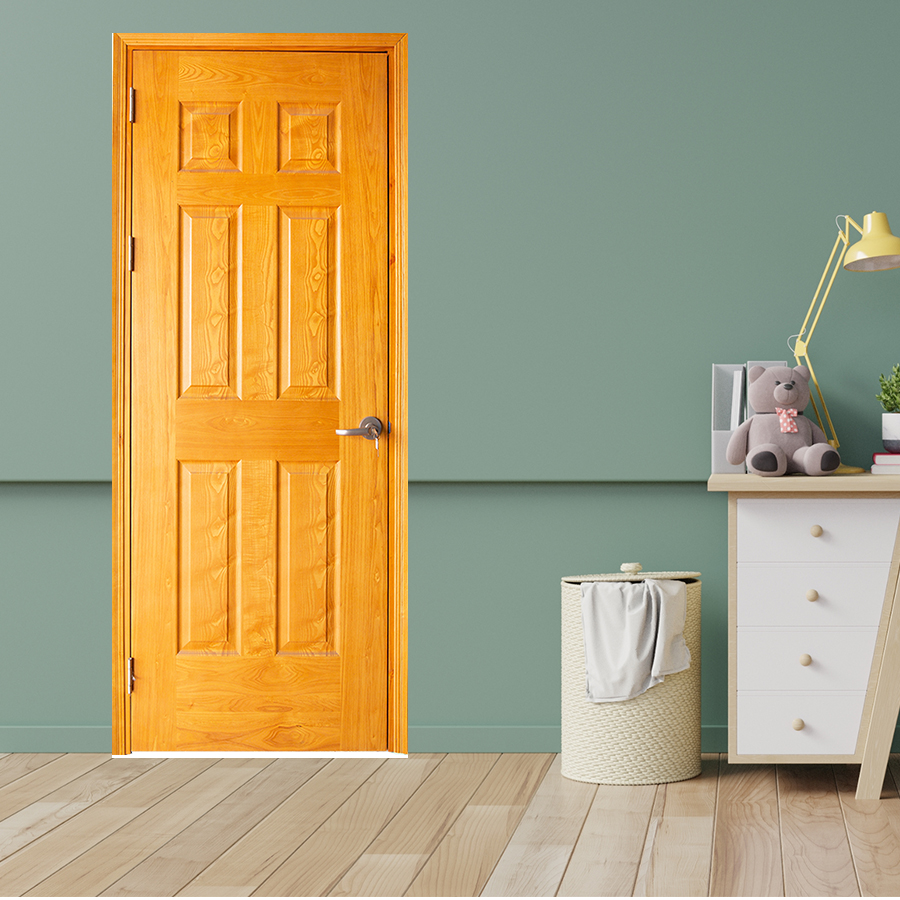 CỬA GỖ PHÒNG NGỦ PN HDF Veneer 6A-ash (3)