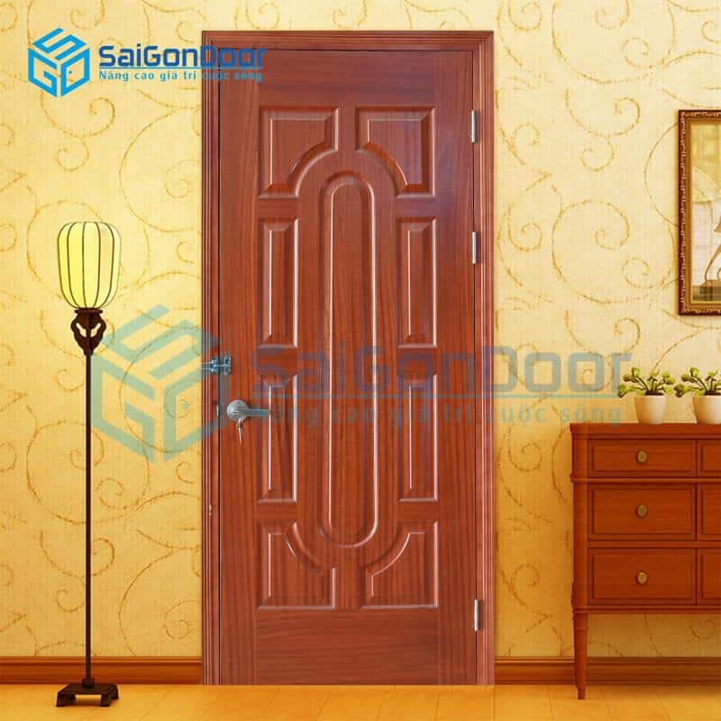 Cửa Gỗ HDF Veneer 018-SAPELE