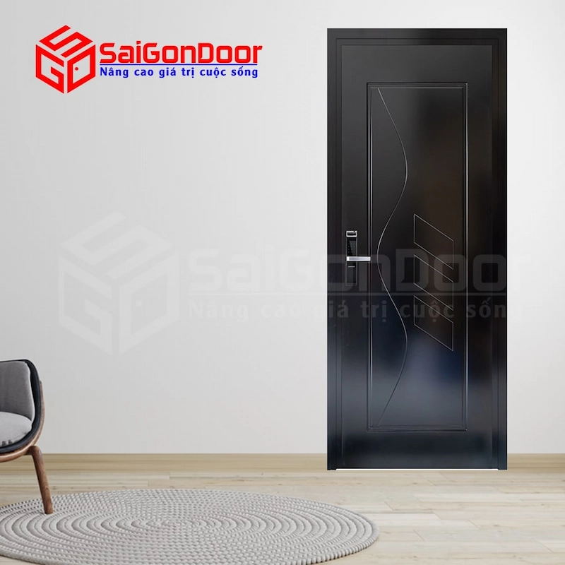 Cửa nhựa Hàn Quốc phong cách hiện đại cho nhà hàng