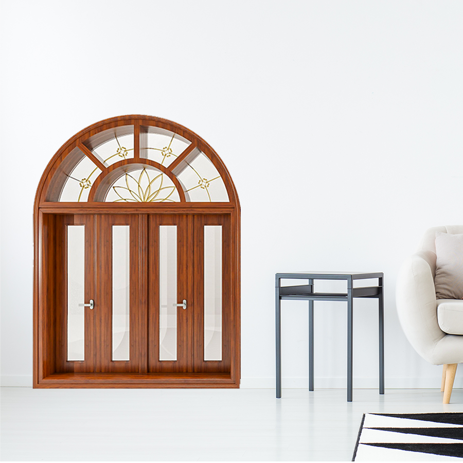 Cửa Nhôm Vân Gỗ SGD-CNVG-1