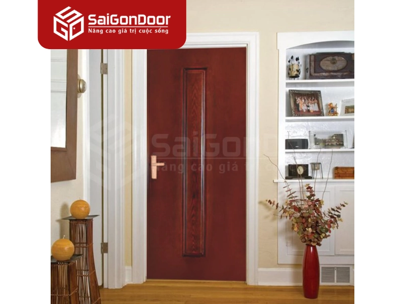 Cửa gỗ công nghiệp ứng dụng nhiều trong sản xuất nội thất hiện đại và ốp trần, ốp tường