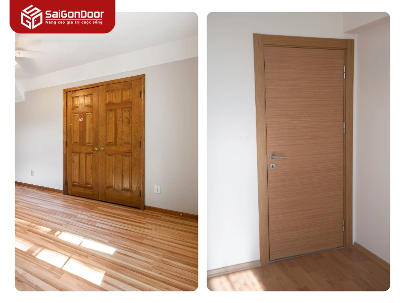 Phân tích ưu điểm vượt trội của cửa gỗ công nghiệp Sài Gòn Door