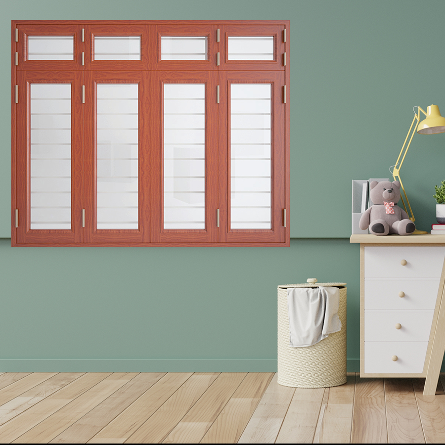 Cửa thép vân gỗ SGD CS4K