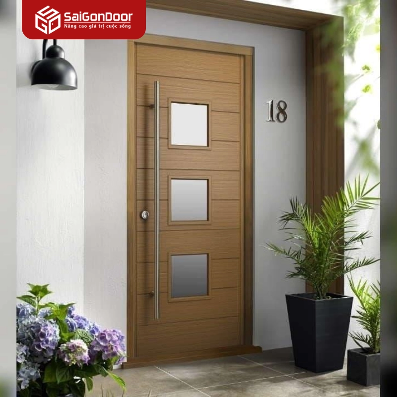Ưu điểm vượt trội của dòng cửa gỗ ngoài trời do Saigondoor cung cấp