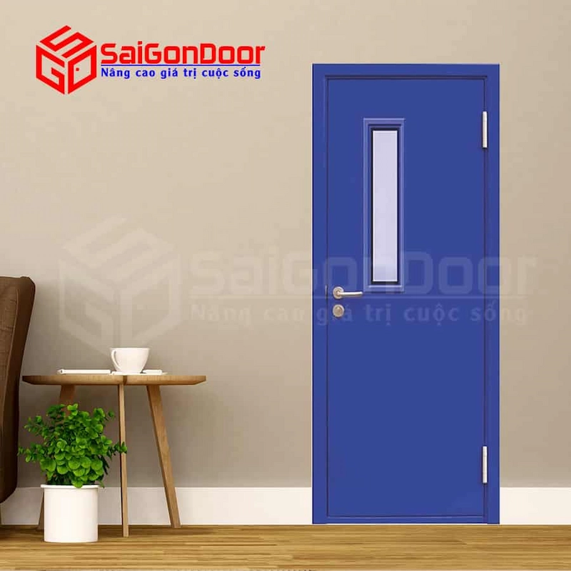 Cửa thép chống cháy trường học bảo vệ an toàn tính mạng, tài sản