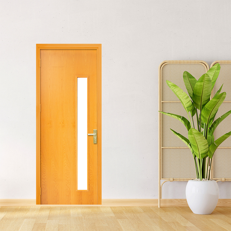 Cửa Gỗ MDF Veneer P1G-XOAN DAO