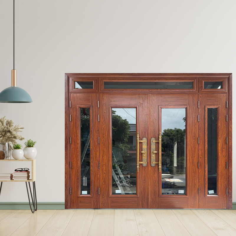 Cửa Thép Vân Gỗ SGD-KM.TVG-4C.18