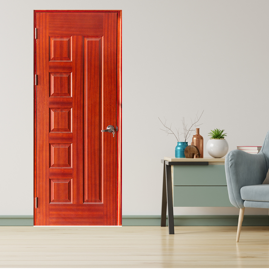 CỬA GỖ PHÒNG NGỦ PN HDF Veneer 6A Cam xe