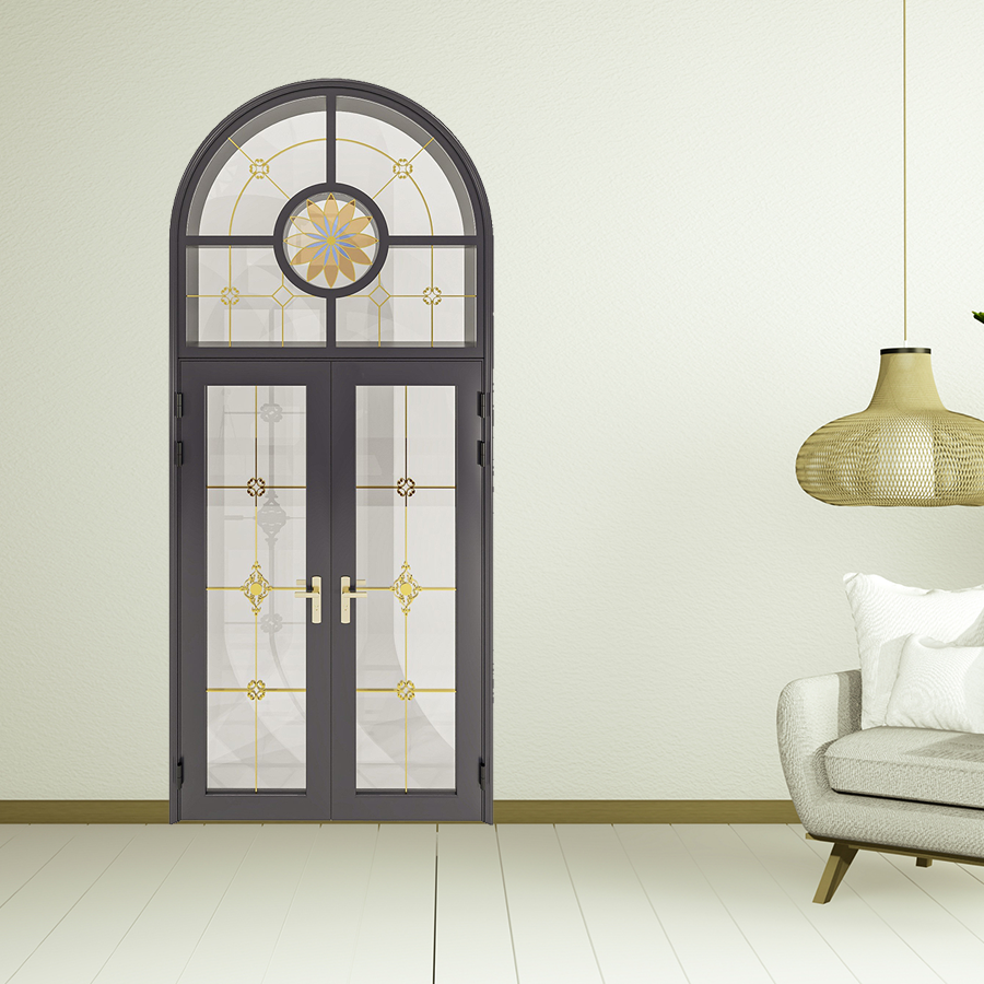 Cửa Nhôm Vân Gỗ SGD-CNVG-19