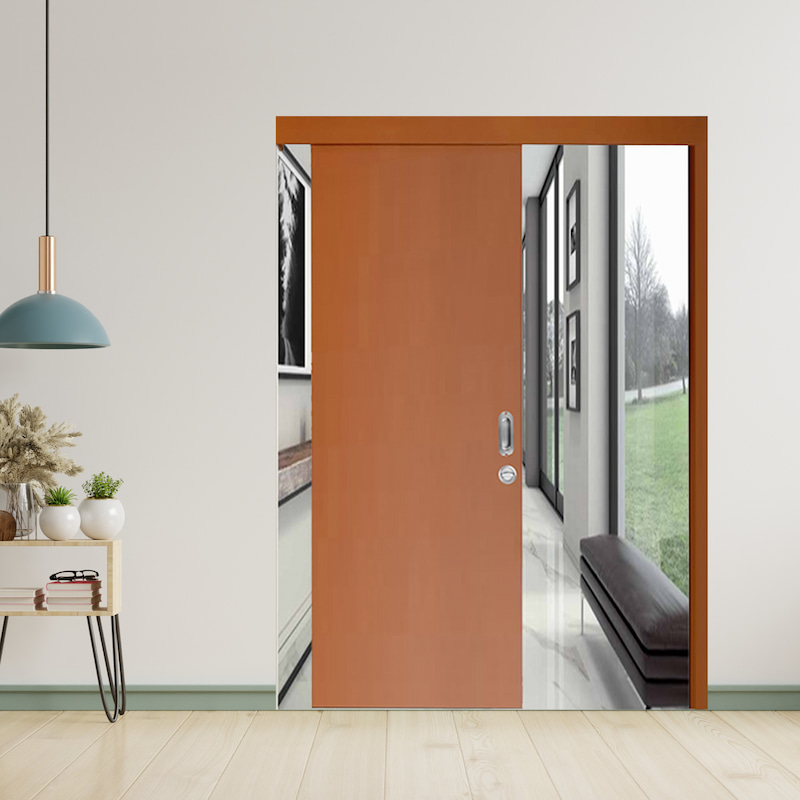 Cửa gỗ công nghiệp Cửa lùa trượt MDF P1 2K