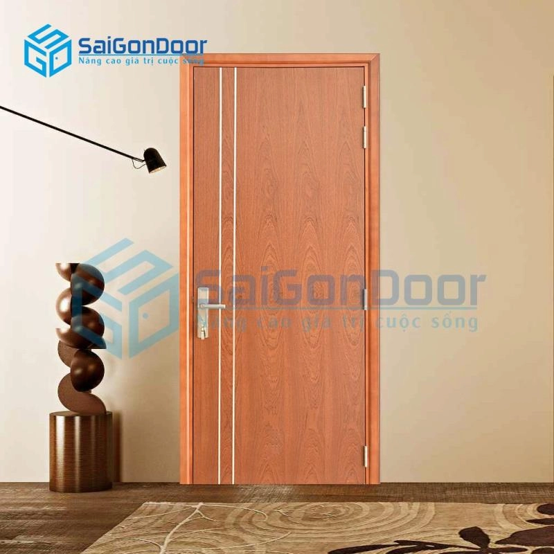 Cửa Gỗ HDF Veneer VP1R2-Sapele