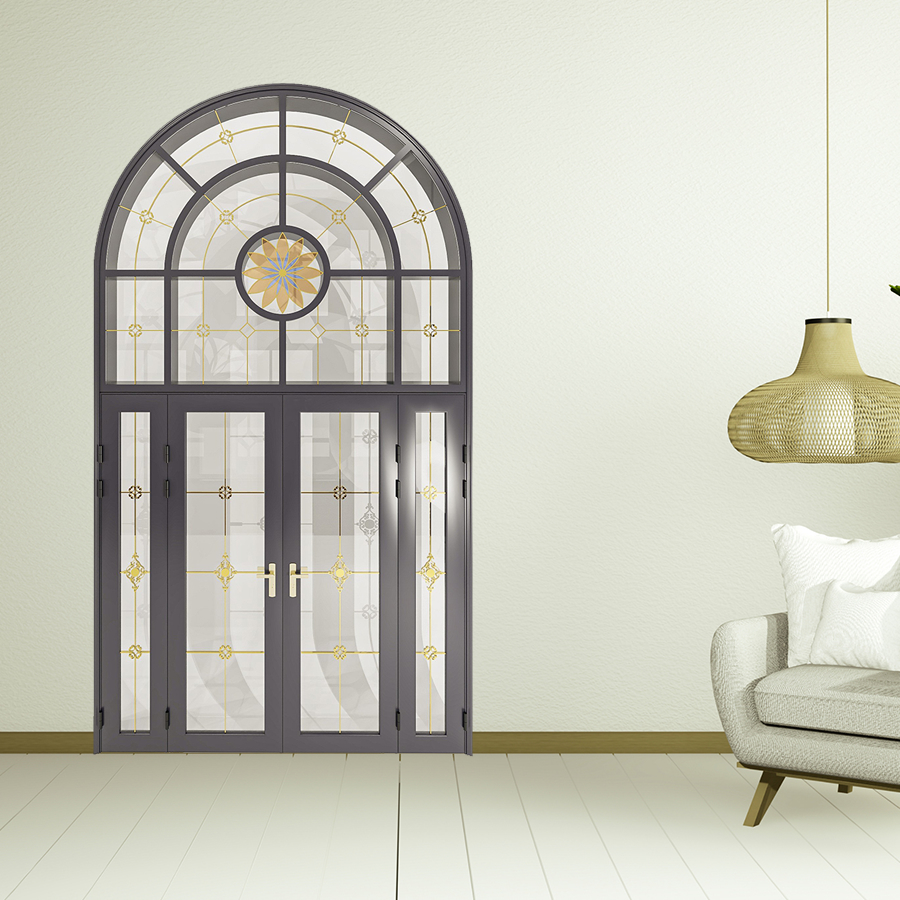 Cửa Nhôm Vân Gỗ SGD-CNVG-16