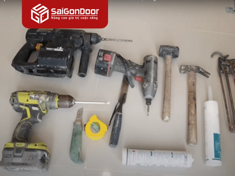 Các dụng cụ cần chuẩn bị để lắp đặt