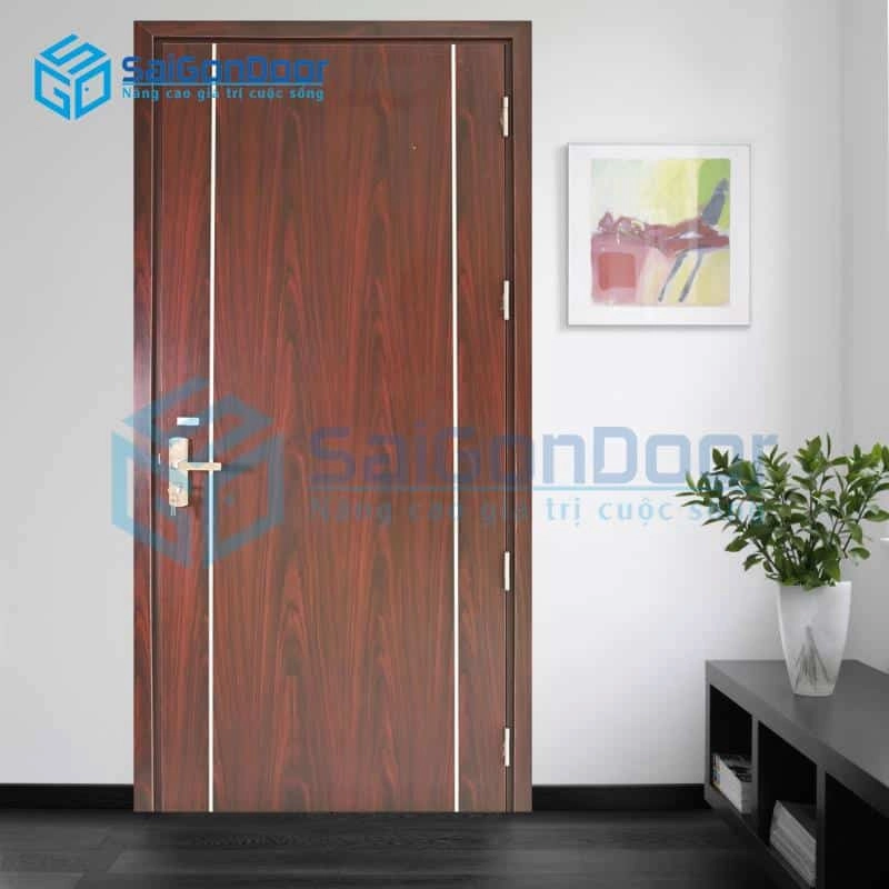 Mẫu cửa gỗ MDF Laminate M1R2A Căm Xe Mẫu cửa gỗ MDF Laminate M1R2A Căm Xe