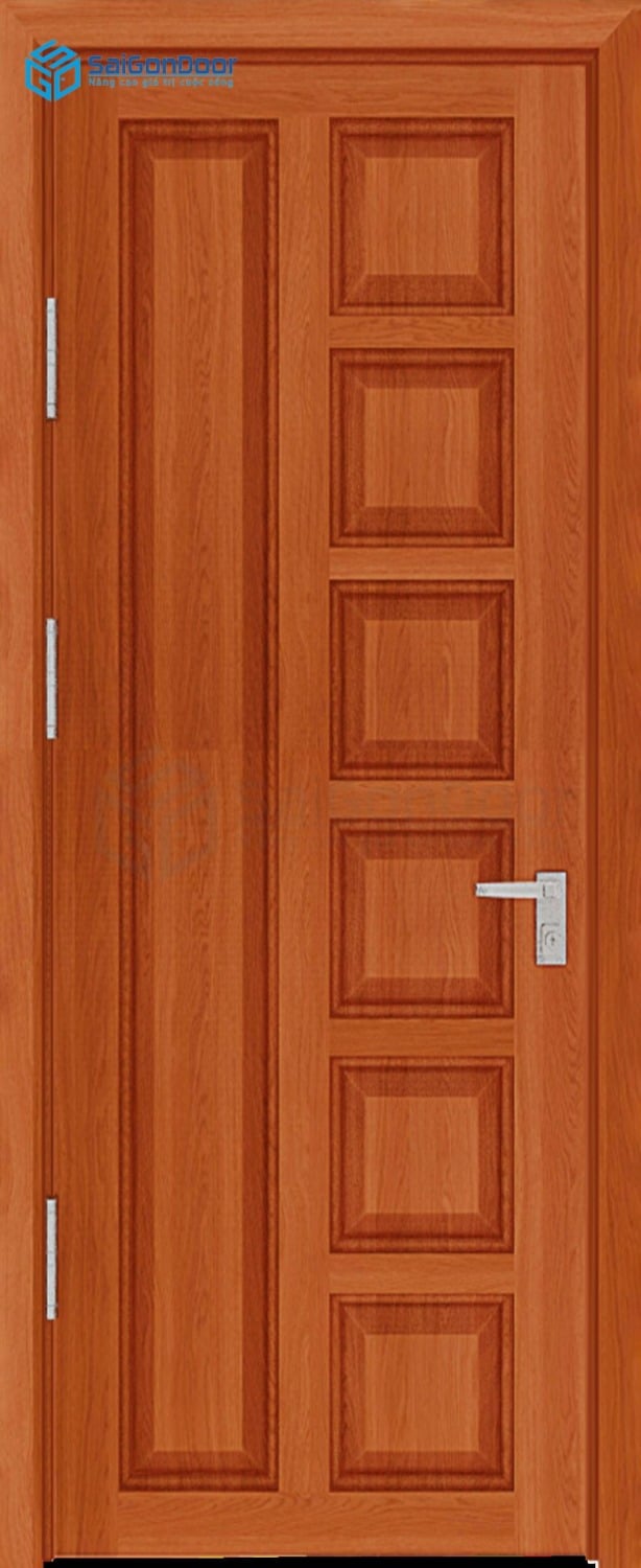 Cửa Gỗ Công Nghiệp HDF Veneer 6B sapele (1)