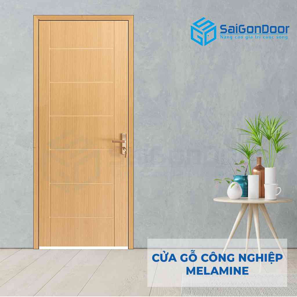 CỬA GỖ CÔNG NGHIỆP MDF MELAMINE P1R8