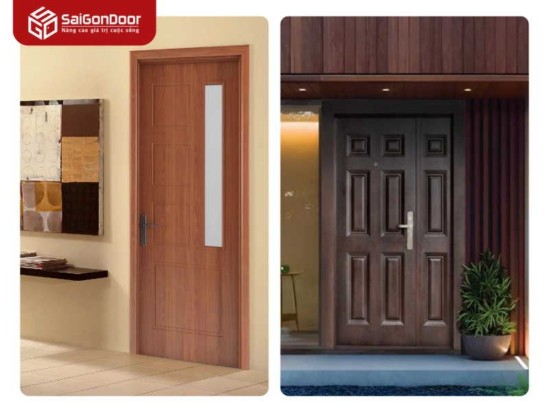 Nhu cầu thị trường sử dụng cửa thép vân gỗ tại phường Thới An