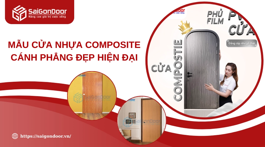 Mẫu Cửa Nhựa Composite Cánh Phẳng Đẹp Hiện Đại Mẫu Cửa Nhựa Composite Cánh Phẳng Đẹp Hiện Đại