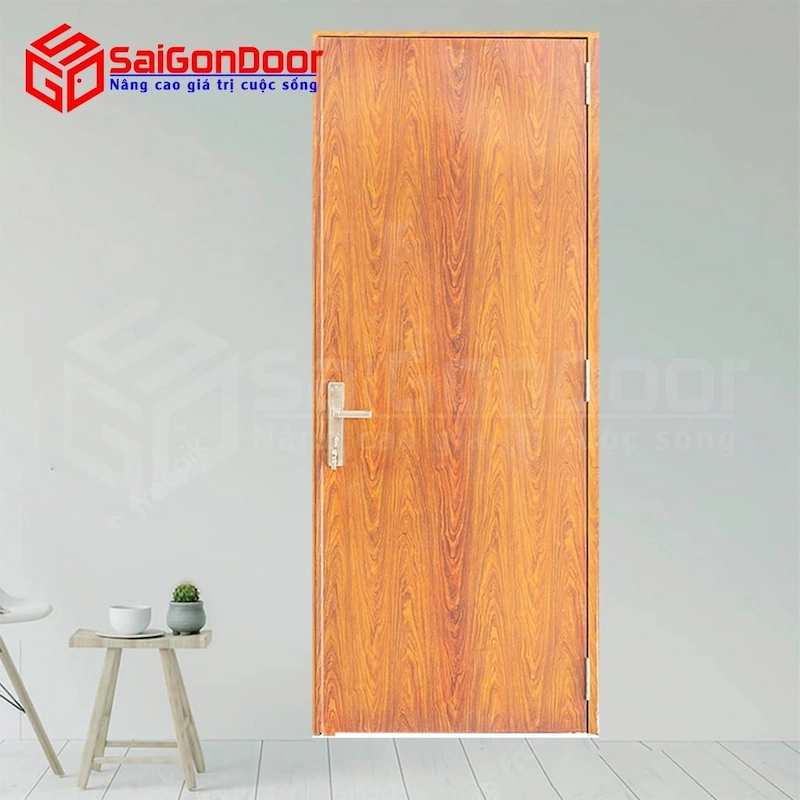 Cửa thép chống cháy TCC P1 vân gỗ