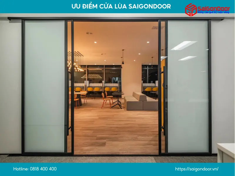 Cửa lùa 2 cánh