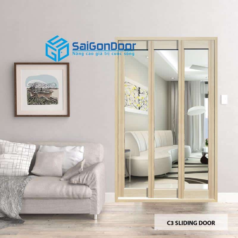 Cửa nhựa ABS Hàn Quốc KOS C3 Sliding Door