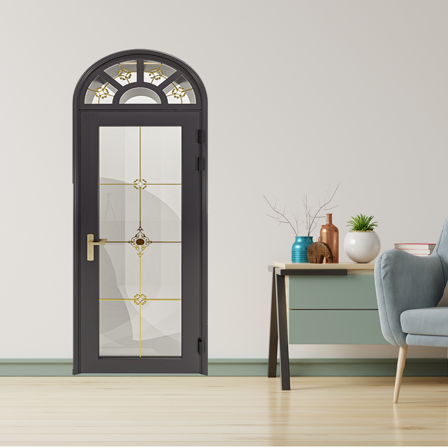 Cửa Nhôm Vân Gỗ SGD-CNVG-18