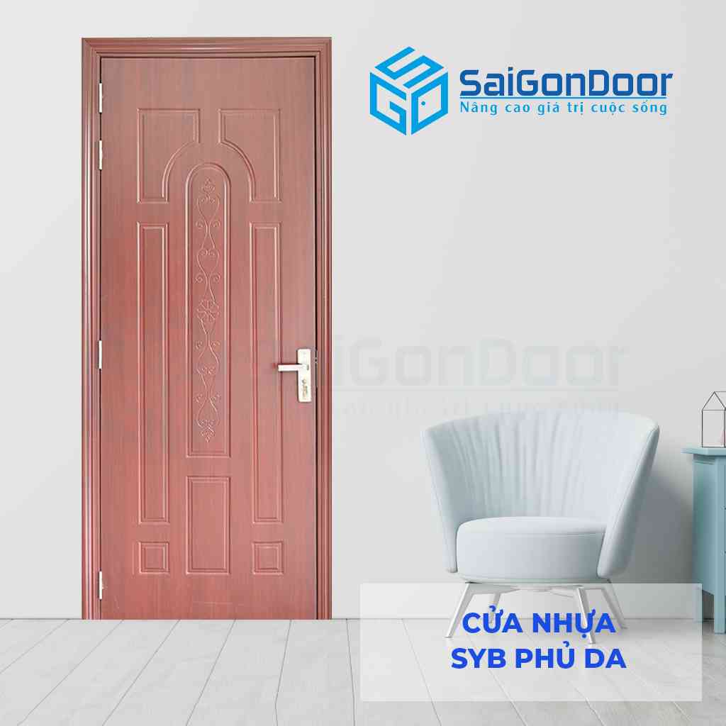 Mẫu cửa nhựa gỗ chịu nước SYB 749