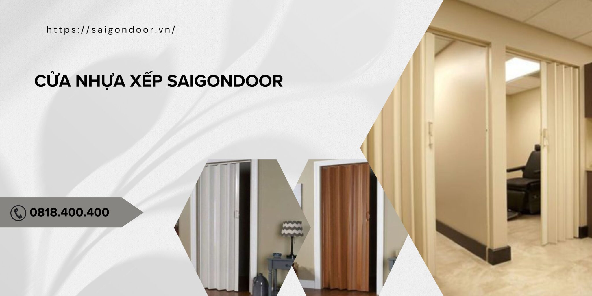 SaigonDoor – Đơn vị cung cấp cửa nhựa xếp tại Hồ Chí Minh uy tín