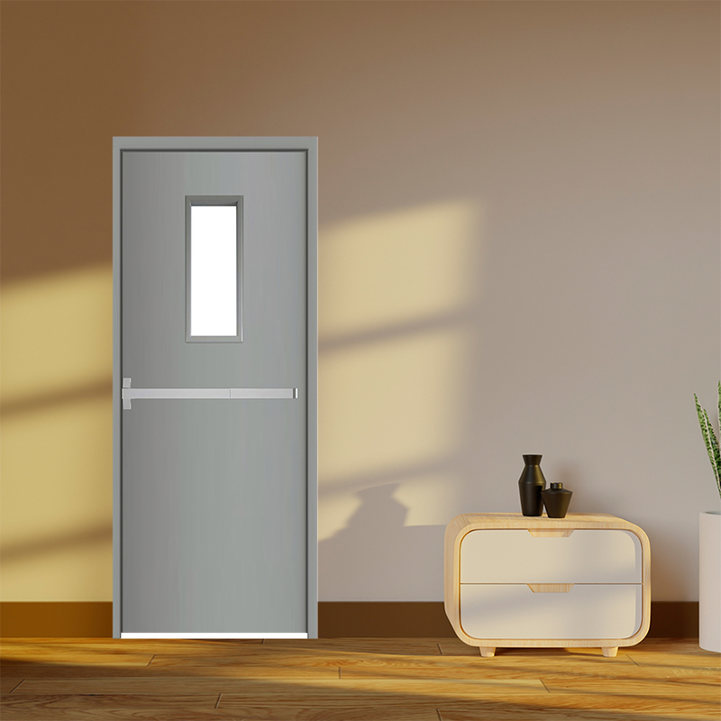 Cửa thép chống cháy TCC P1G1 thanh thoát hiểm đơn