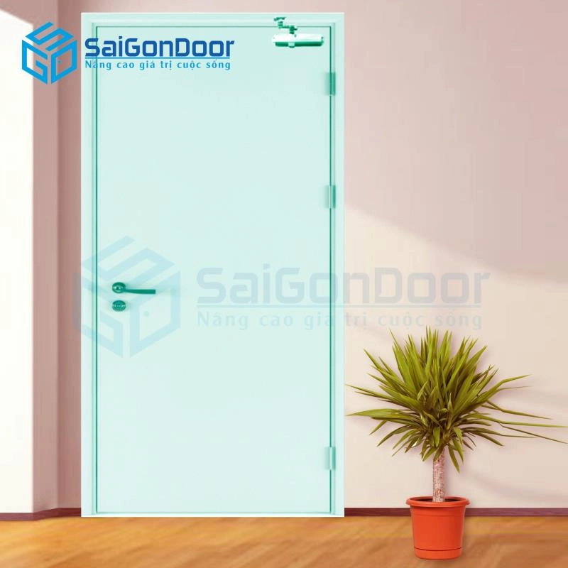 Gia công và kiểm định cửa thép chống cháy bệnh viện