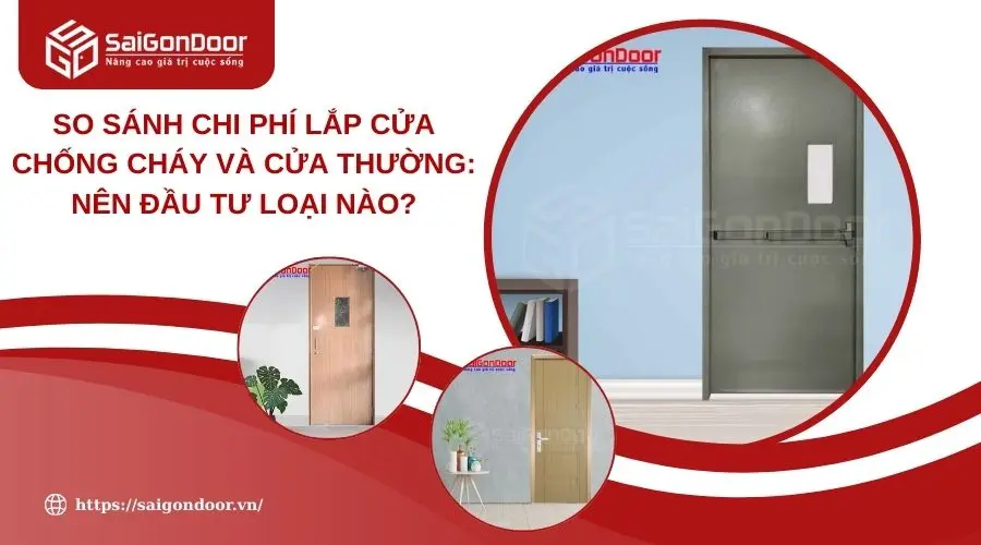 So Sánh Chi Phí Lắp Cửa Chống Cháy Và Cửa Thường: Nên Đầu Tư Loại Nào?