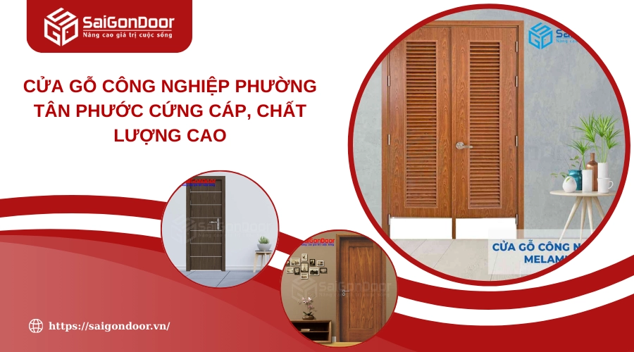 Cửa Gỗ Công Nghiệp Phường Tân Phước Cứng Cáp, Chất Lượng Cao