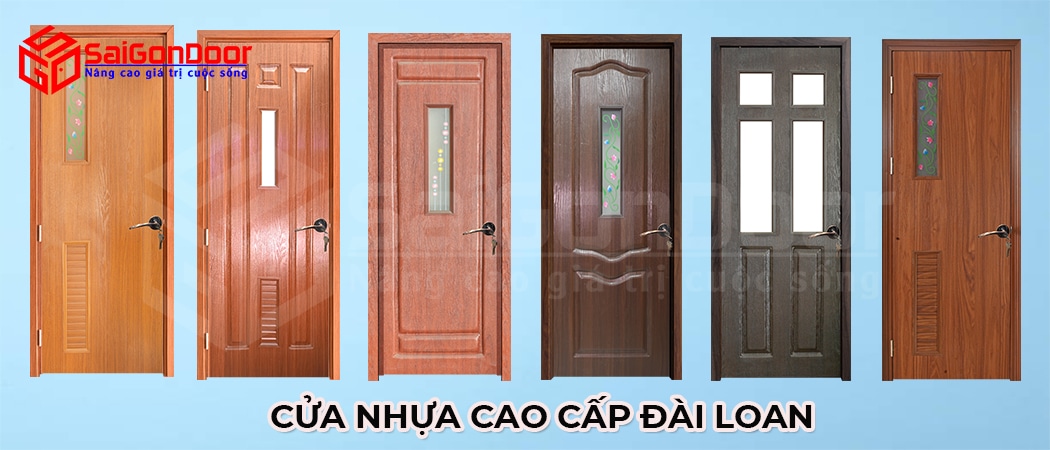 Mẫu cửa nhựa Đài Loan cao cấp tại SaiGonDoor