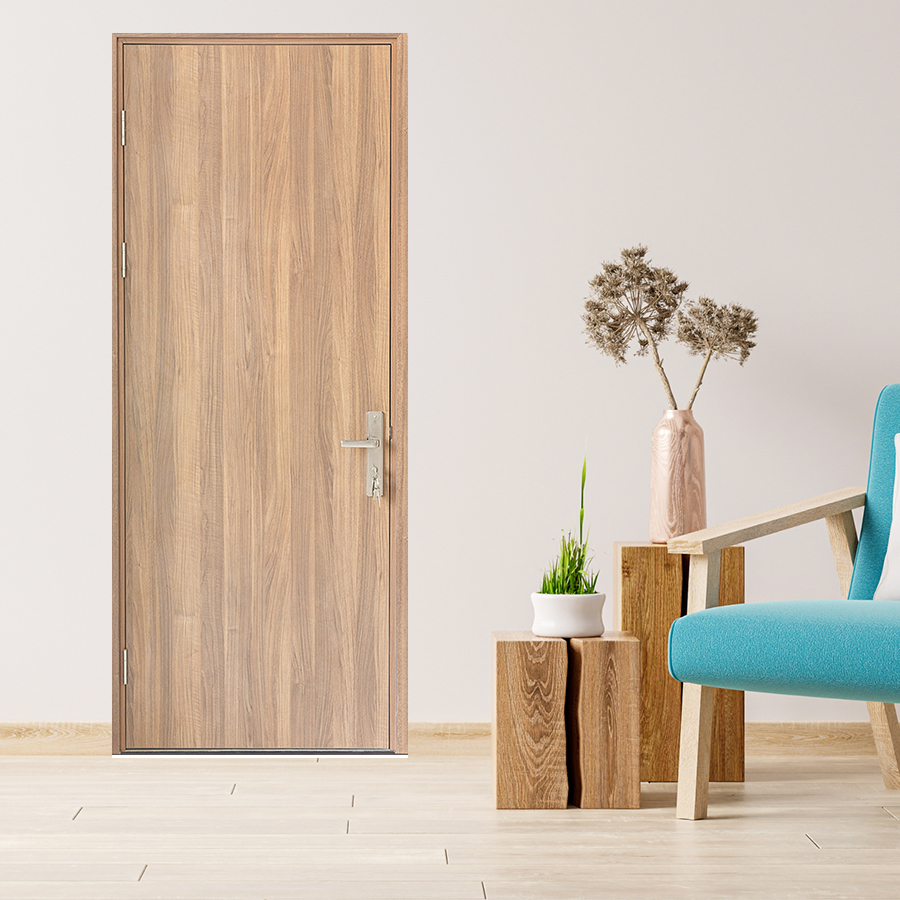 CỬA GỖ PHÒNG NGỦ PN MDF Laminate P1 (2)
